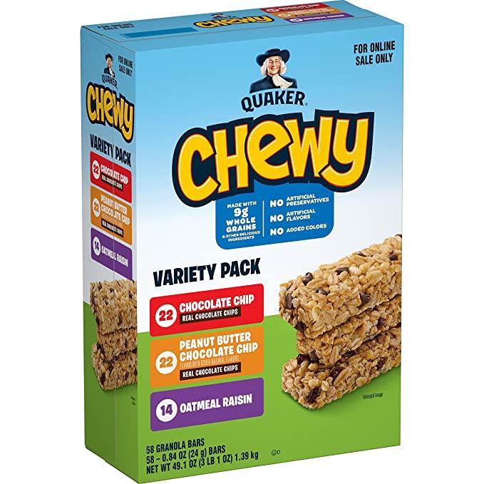 Quaker Chewy Granola Bars Barcode